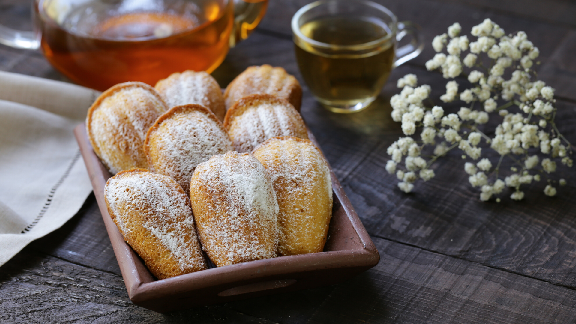 Zoom sur les madeleines